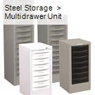 Steel Storage  >  Multidrawer Unit