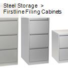 Steel Storage  >  Firstline Filing Cabinets